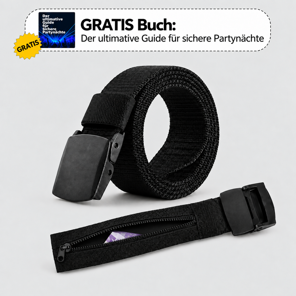 Sicherheitsgürtel mit Geheimfach